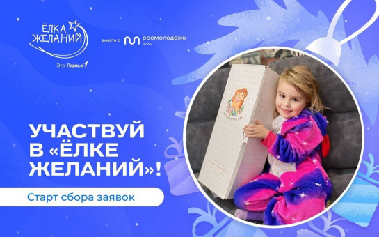 Движение Первых запускает прием заявок на участие в акции «Ёлка желаний»